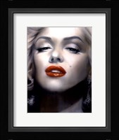 Marilyn, Red Lips Fine Art Print