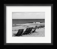 Seaside Seating Fine Art Print