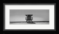 Lone Lifeguard Shack Fine Art Print