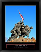 Fortitude-Iwo Jima Framed Print