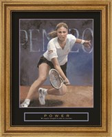 Power - Tennis Player Fine Art Print