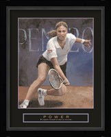Power - Tennis Player Fine Art Print
