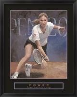 Power - Tennis Player Fine Art Print