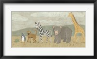 Animals All in a Row II Fine Art Print