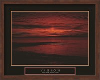 Vision - Crimson Morning Fine Art Print