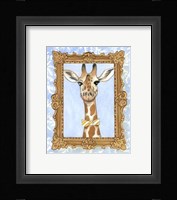 Teacher's Pet - Giraffe Framed Print