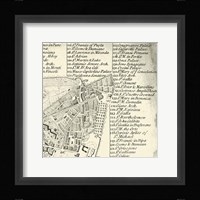 City of Rome Grid III Fine Art Print