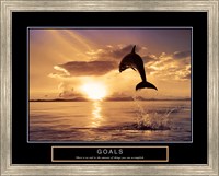 Goals - Dolphins Fine Art Print