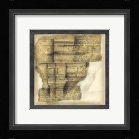 Antique Capitals III Framed Print