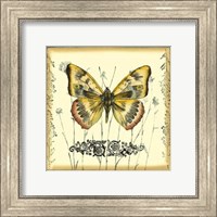 Butterfly and Wildflowers IV Fine Art Print