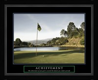 Achievement-Golf Commit Yourself Fine Art Print