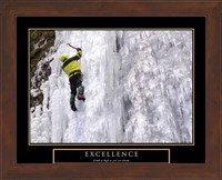 Excellence-Snow Climber Fine Art Print