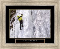 Excellence-Snow Climber Fine Art Print