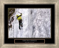 Excellence-Snow Climber Fine Art Print