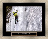 Excellence-Snow Climber Fine Art Print