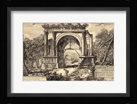 Vintage Roman Ruins II Framed Print
