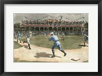 National League Game 1886 Framed Print