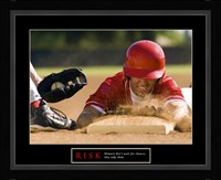 Risk-Baseball Fine Art Print