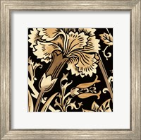 Neutral Floral Motif I Fine Art Print