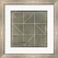 Geometric Blueprint IV Fine Art Print