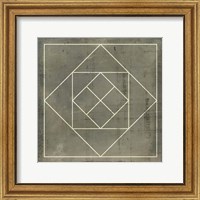 Geometric Blueprint V Fine Art Print