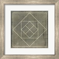 Geometric Blueprint V Fine Art Print