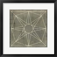 Geometric Blueprint VII Fine Art Print