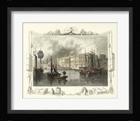 Seaside Vignette I Framed Print