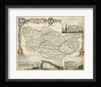 Map of Kent Fine Art Print