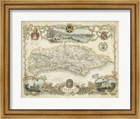 Map of Sussex Fine Art Print