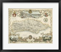 Map of Sussex Fine Art Print