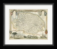 Map of Norfolk Fine Art Print