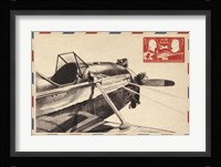 Vintage Airmail I Framed Print