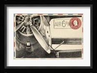 Vintage Airmail II Framed Print