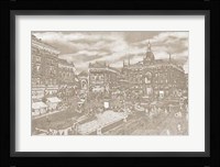 Impressions of Milan I Framed Print
