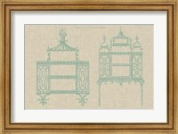 Chinese Chippendale Cabinet II Fine Art Print