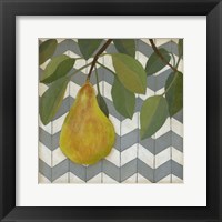 Fruit and Pattern II Framed Print