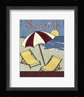 Cabana Sign I Framed Print