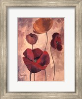 Textured Poppies I Fine Art Print