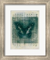 Butterfly Calligraphy I Fine Art Print