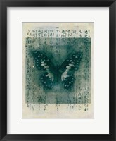 Butterfly Calligraphy I Fine Art Print