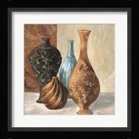 Spa Vases I Framed Print