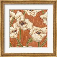 Persimmon Floral I Fine Art Print