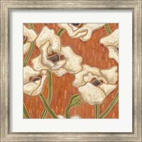 Persimmon Floral I Fine Art Print