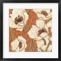 Persimmon Floral III Fine Art Print