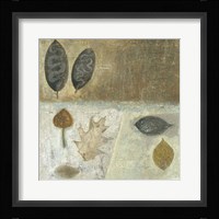 Neutral Leaves III Fine Art Print