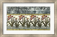 Stained Glass Flowers I Fine Art Print