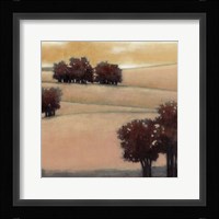 Blushing Hills I Framed Print