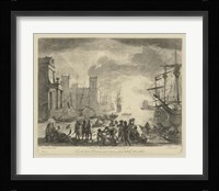 Antique Harbor I Fine Art Print