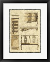 Chippendale Furniture I Framed Print